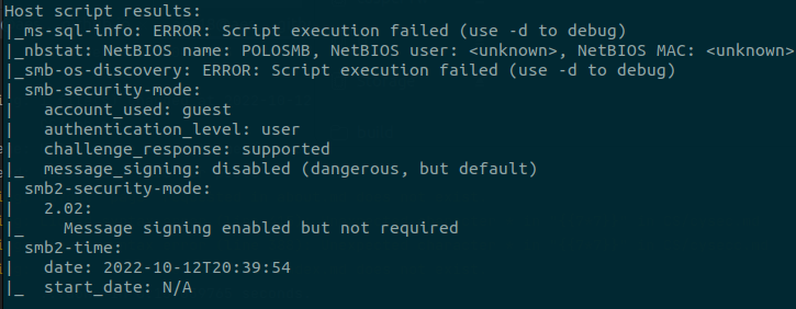 Nmap SMB Scripts