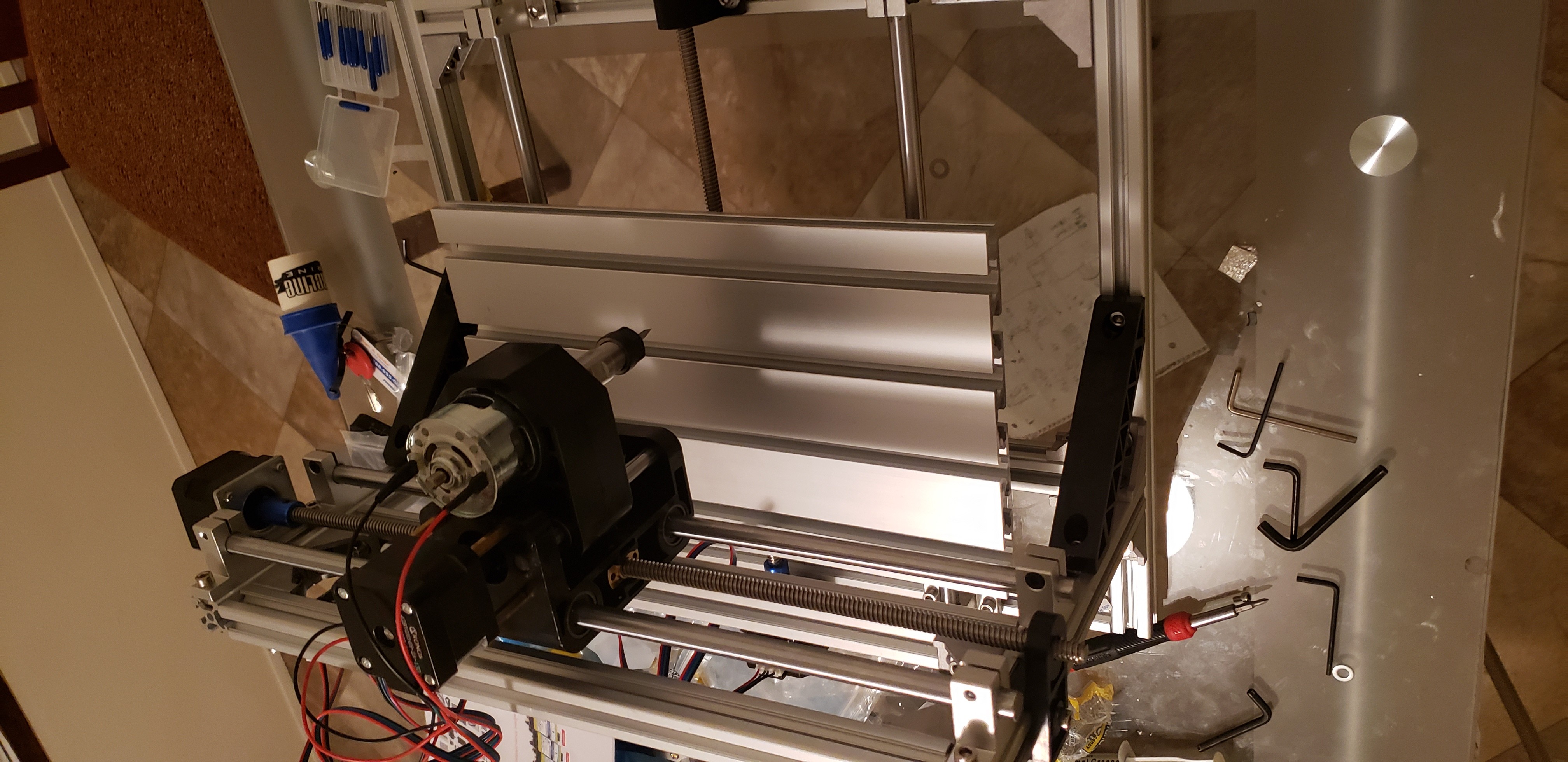 CNC machine detail